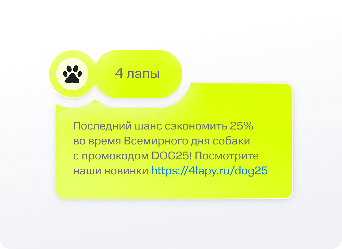 Догоняющие SMS при email-рассылке